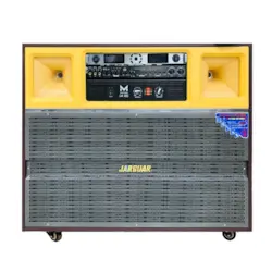 Loa kéo Jarguar Pro 1500W cho âm thanh mạnh mẽ, bass chắc phù hợp hát karaoke gia đình, bán hàng và sự kiện. Thiết kế chắc chắn, dễ di chuyển, kết nối Bluetooth tiện lợi. Mua loa kéo chính hãng giá tốt, hỗ trợ trả góp 0%, giao hàng nhanh, bảo hành uy tín.