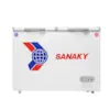 Tủ đông Sanaky 2 ngăn 250L VH-2599W1 thiết kế tiện lợi, làm lạnh nhanh và bảo quản thực phẩm hiệu quả. Mua trả góp 0% tại Điện Máy Lê Triều với thủ tục đơn giản, duyệt nhanh, giao hàng nhanh chóng. Phù hợp gia đình, quán ăn nhỏ và nhu cầu kinh doanh.