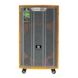 Loa kéo Nanomax Bass K186 850W thiết kế chắc chắn, bass mạnh 40cm cho âm thanh sống động, phù hợp hát karaoke, sự kiện ngoài trời. Kết nối Bluetooth tiện lợi, pin bền bỉ. Mua loa kéo Nanomax chính hãng, giá tốt, hỗ trợ trả góp tại Điện Máy Trả Góp Lê Triều.
