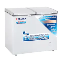 Tủ đông Alaska 208L BCD3568C thiết kế 2 ngăn 2 nắp dỡ tiện lợi, dung tích gọn gàng, làm lạnh nhanh và bảo quản thực phẩm hiệu quả. Mua trả góp 0% tại Điện Máy Lê Triều với thủ tục đơn giản, xét duyệt nhanh, giao hàng nhanh chóng. Phù hợp gia đình và kinh doanh nhỏ.