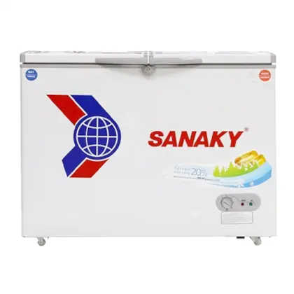TỦ ĐÔNG SANAKY 2 NGĂN 2 NẮP DỞ 200L VH 225W2