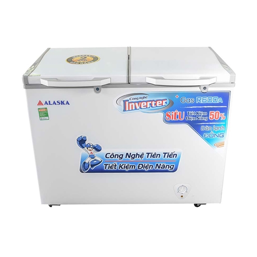 TỦ ĐÔNG ALASKA 2 NGĂN 2 NẮP DỞ INVERTER 267l- FCA-4600CL