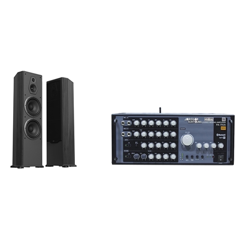 BỘ ĐÔ LOA ĐỨNG PARAMAX FX2500+AMPLY JARGUAR 701A