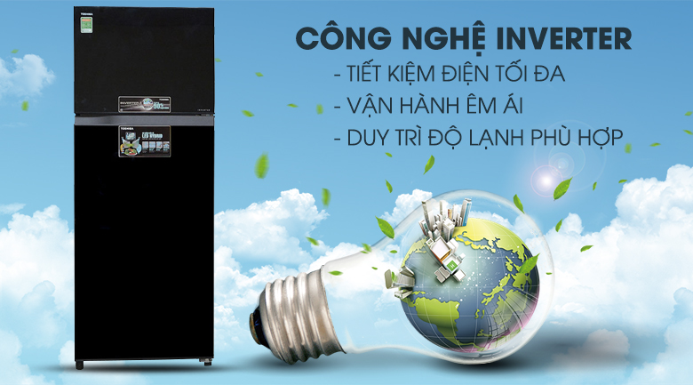 Tủ lạnh Toshiba Inverter 253 lít - Điện Máy Trả Góp Lê Triểu