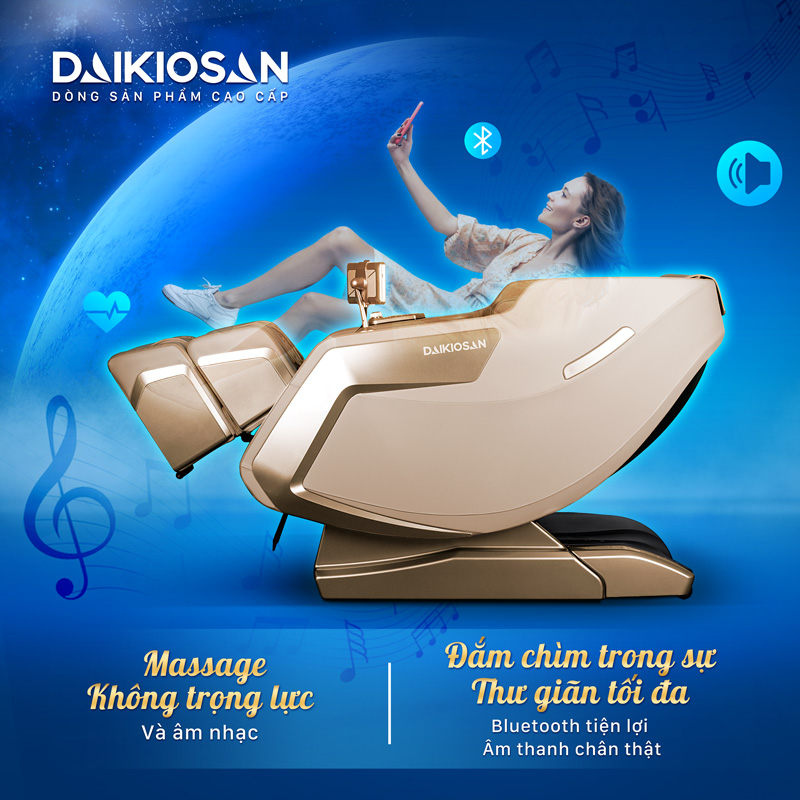 Ghế Massage Daikiosan 200W - Điện Máy Trả Góp Lê Triểu