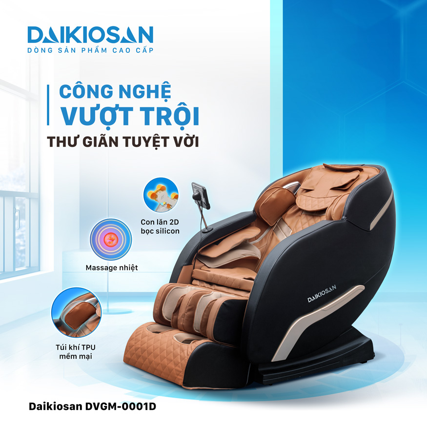 Ghế Massage Daikiosan 90W - Điện Máy Trả Góp Lê Triểu