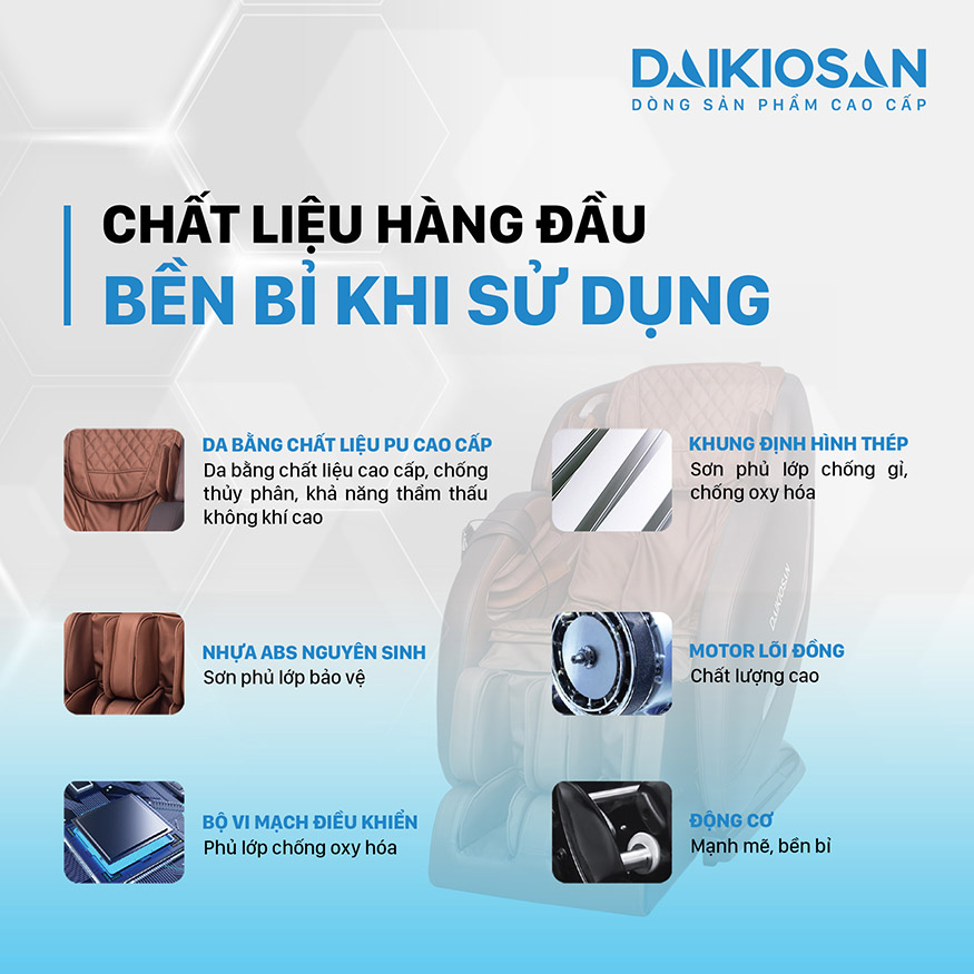 Ghế Massage Daikiosan 150W - Điện Máy Trả Góp Lê Triểu
