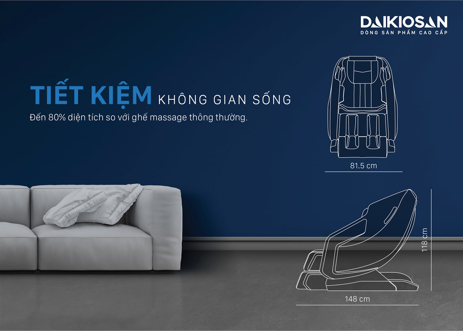 Ghế Massage Daikiosan DVGM-20001 - Điện Máy Trả Góp Lê Triểu