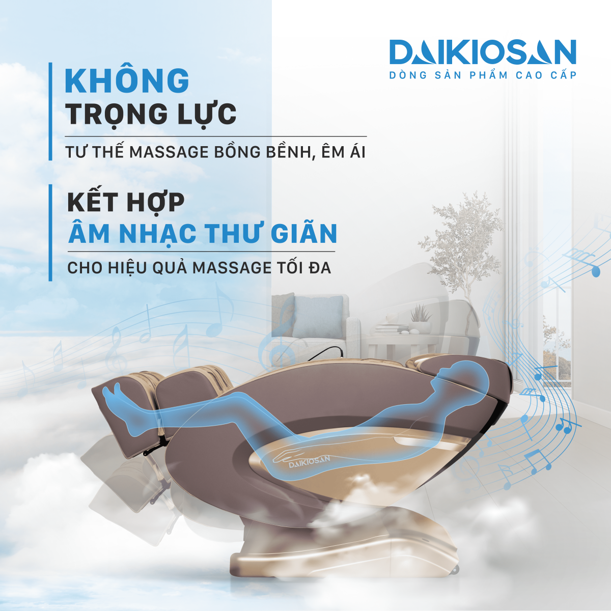 Ghế Massage Daikiosan DVGM-20001 - Điện Máy Trả Góp Lê Triểu