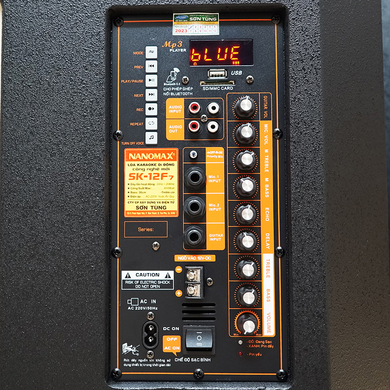 loa kéo nanomax 3 tấc - Điện Máy Trả Góp Lê Triều