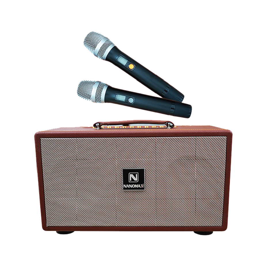 loa xách tay nanomax 2 bass đôi - Điện Máy Trả Góp Lê Triều