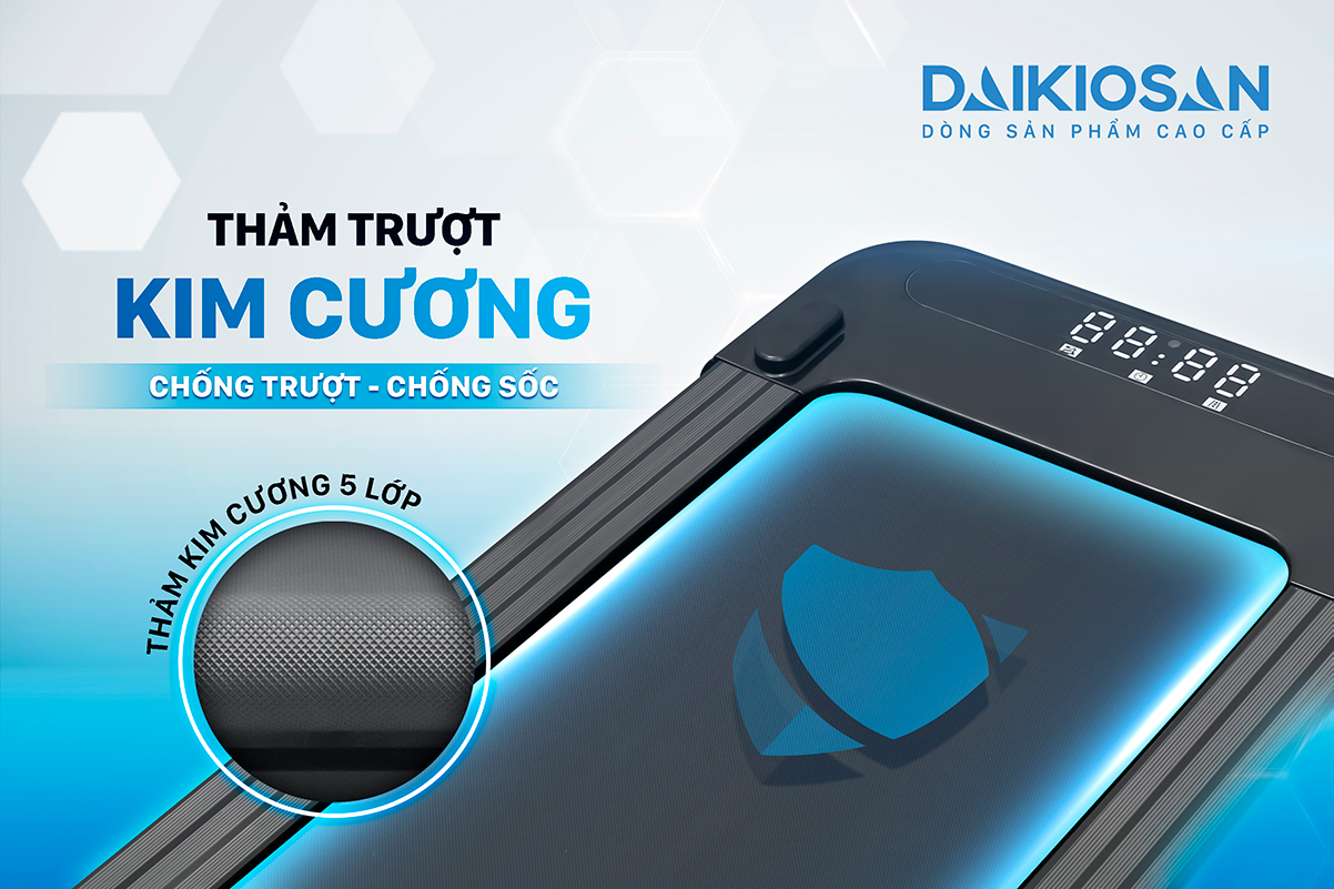 Máy chạy bộ Daikio DVCB00001 - Điện Máy Trả Góp Lê Triểu