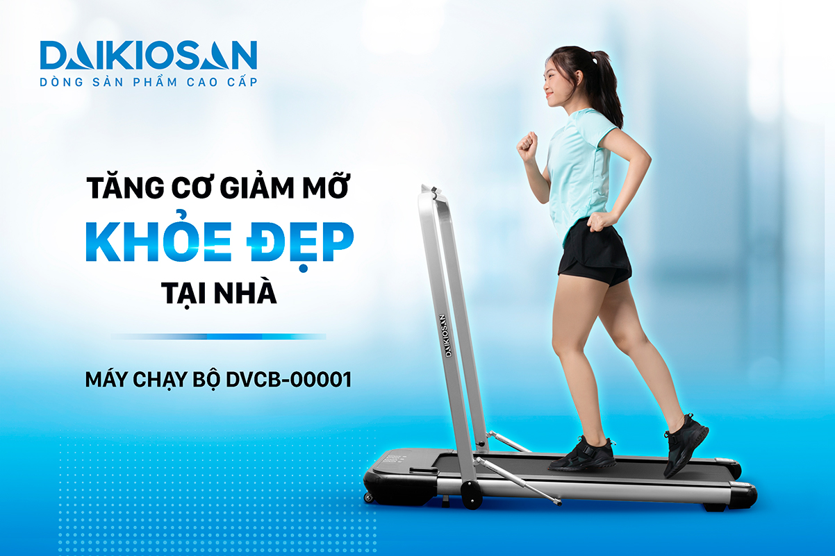 Máy chạy bộ Daikio DVCB00001 - Điện Máy Trả Góp Lê Triểu