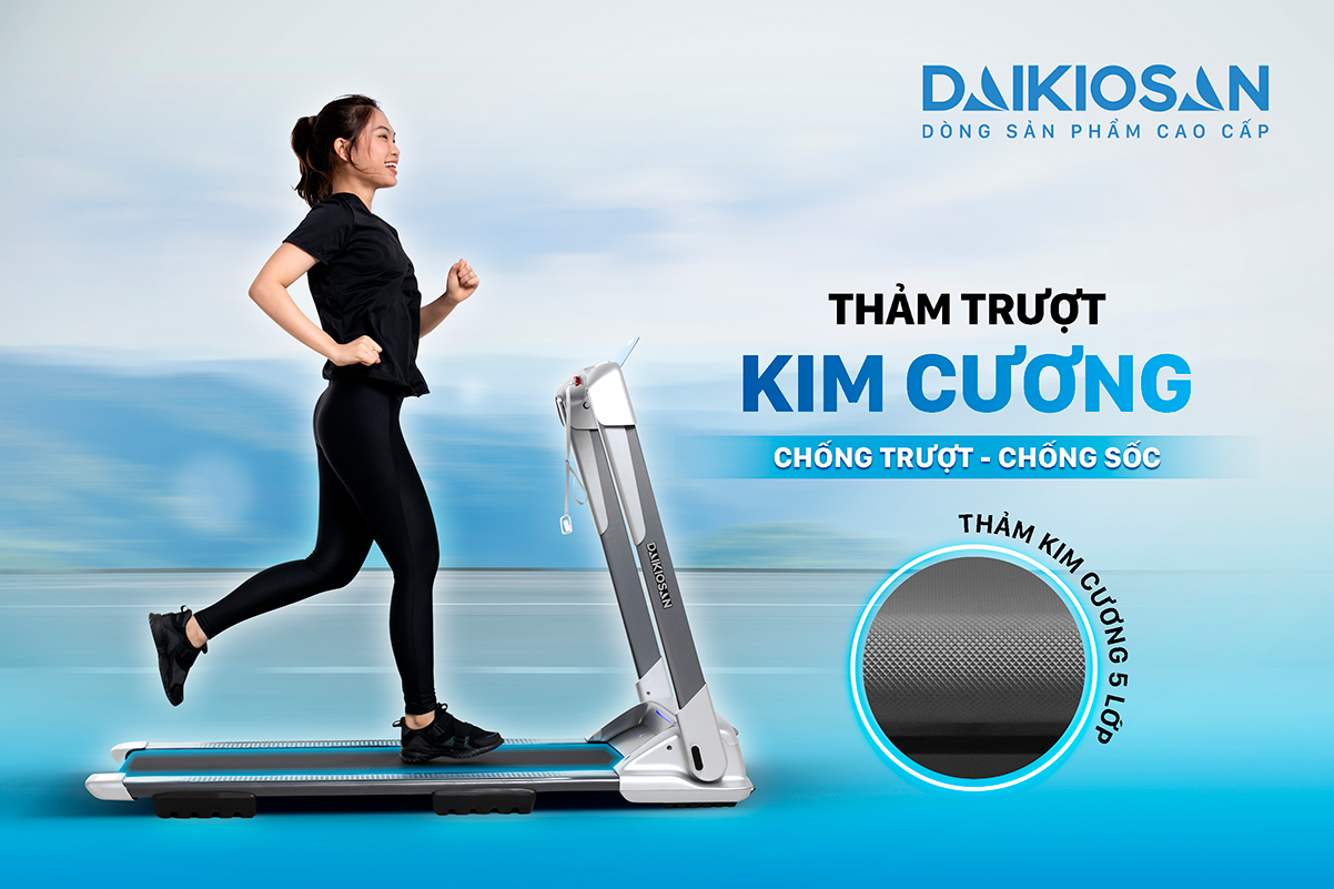 Máy chạy bộ Daikio DVCB00006 - Điện Máy Trả Góp Lê Triểu