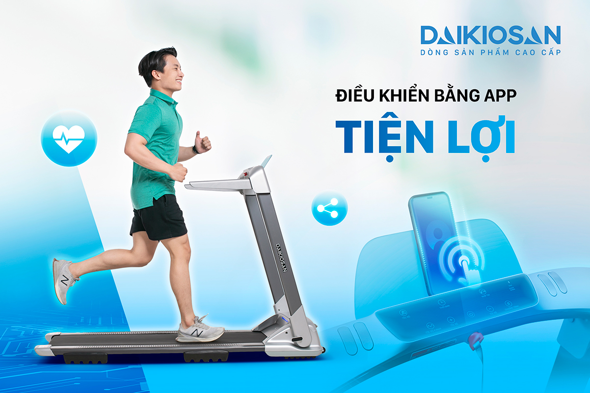 Máy chạy bộ Daikio DVCB00006 - Điện Máy Trả Góp Lê Triểu