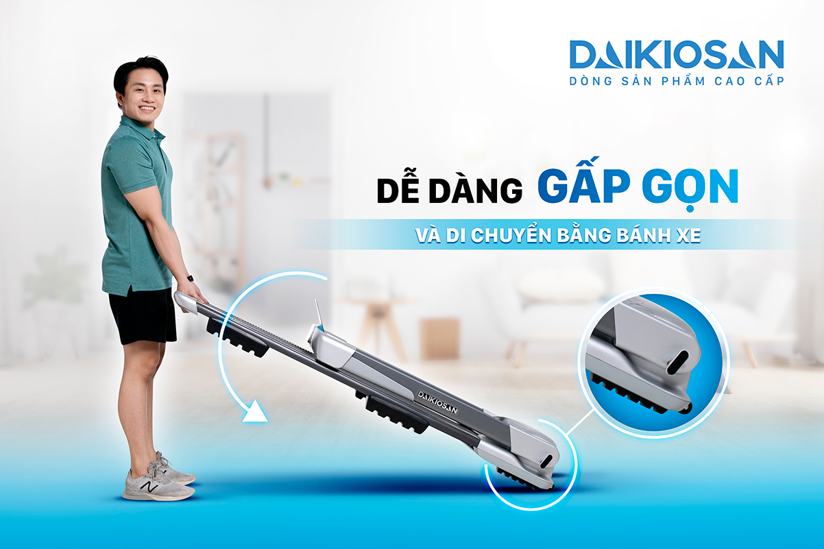 Máy chạy bộ Daikio DVCB00006 - Điện Máy Trả Góp Lê Triểu