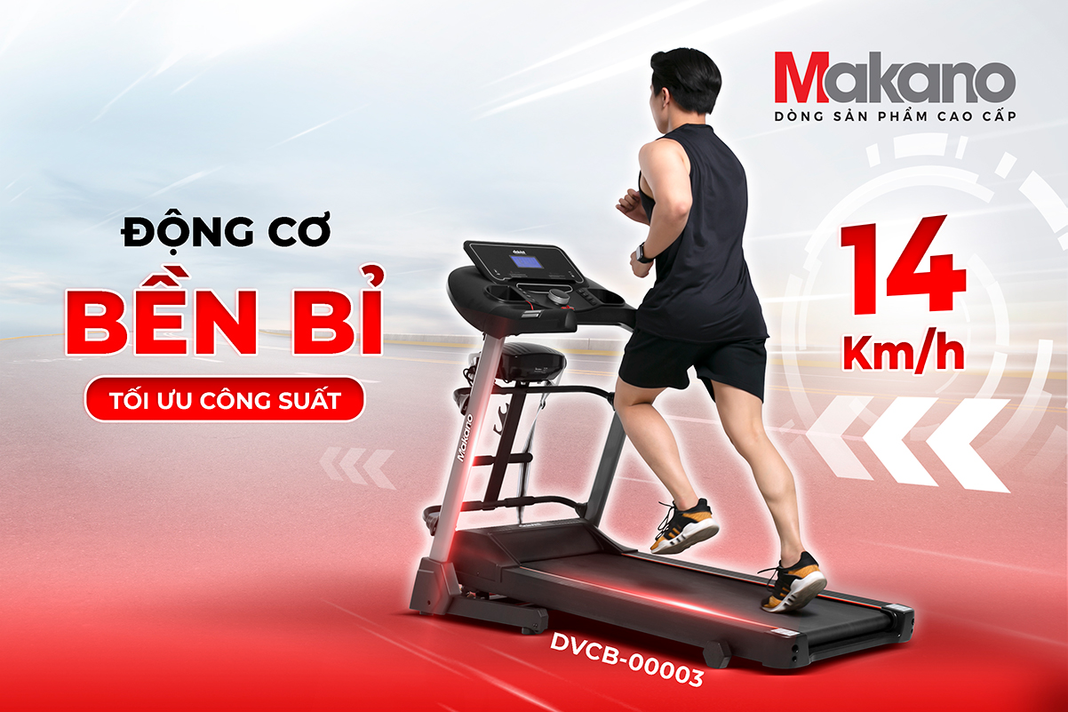 Máy chạy bộ Makano DVCB00003 - Điện Máy Trả Góp Lê Triểu
