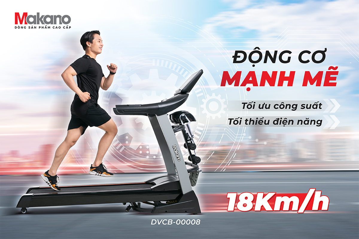 Máy chạy bộ Makano DVCB00008 - Điện Máy Trả Góp Lê Triểu