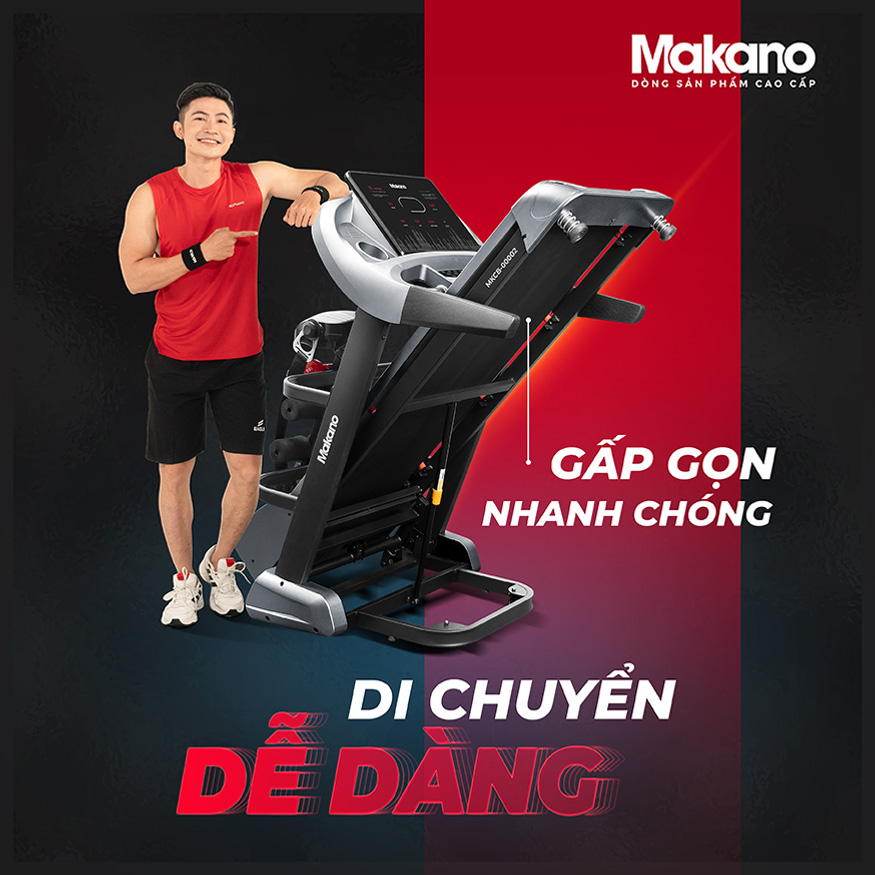 Máy chạy bộ Makano MKCB0001 - Điện Máy Trả Góp Lê Triểu