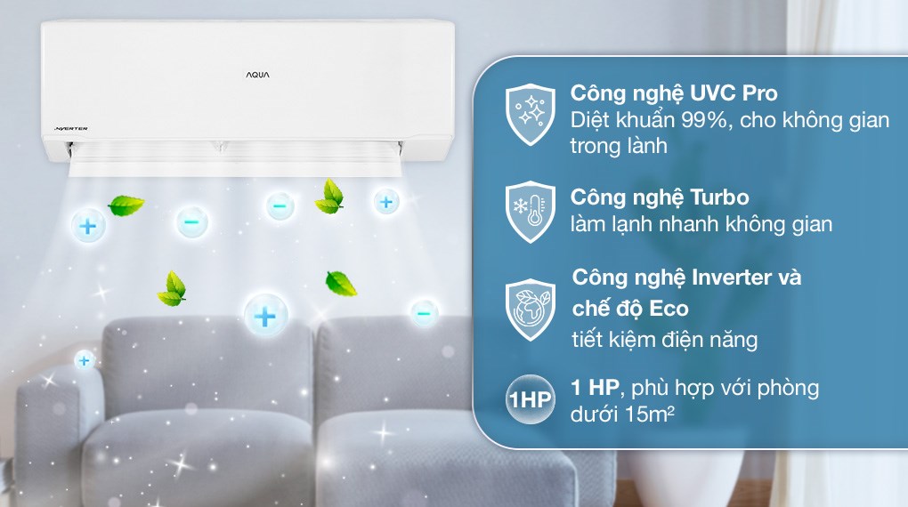 Máy lạnh Aqua 1.5HP - Điện Máy Trả Góp Lê Triểu