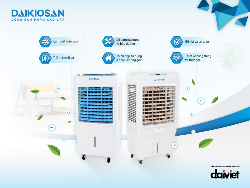 Quạt hơi nước Daikiosan 33L DKA04000C - Điện Máy Trả Góp Lê Triểu