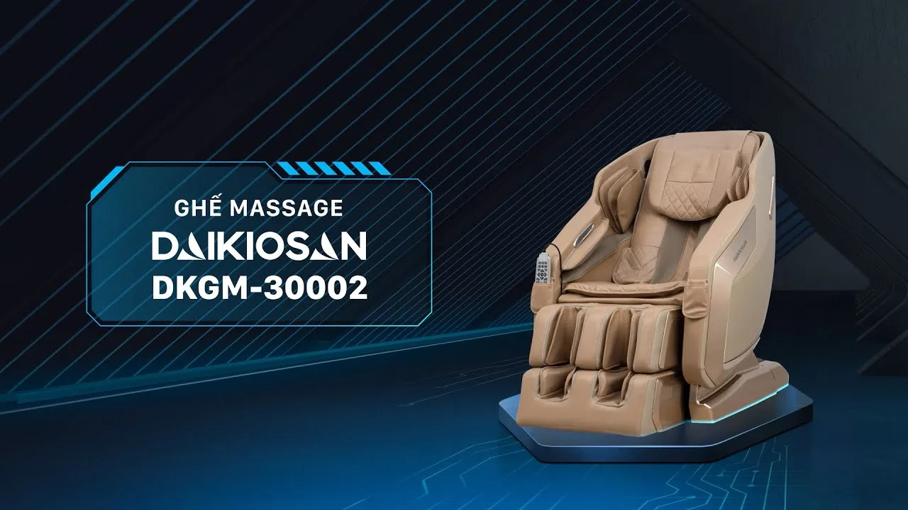 Ghế massage Daikiosan DKGM-30002 l&agrave; sự kết hợp th&ocirc;ng minh giữa trị liệu truyền thống Đ&ocirc;ng Y v&agrave; c&ocirc;ng nghệ massage 4D t&acirc;n tiến. Sản phẩm n&agrave;y mang đến một trải nghiệm massage ho&agrave;n hảo v&agrave; tạo ra kh&ocirc;ng gian thư gi&atilde;n ri&ecirc;ng tư tại nh&agrave; cho người d&ugrave;ng.