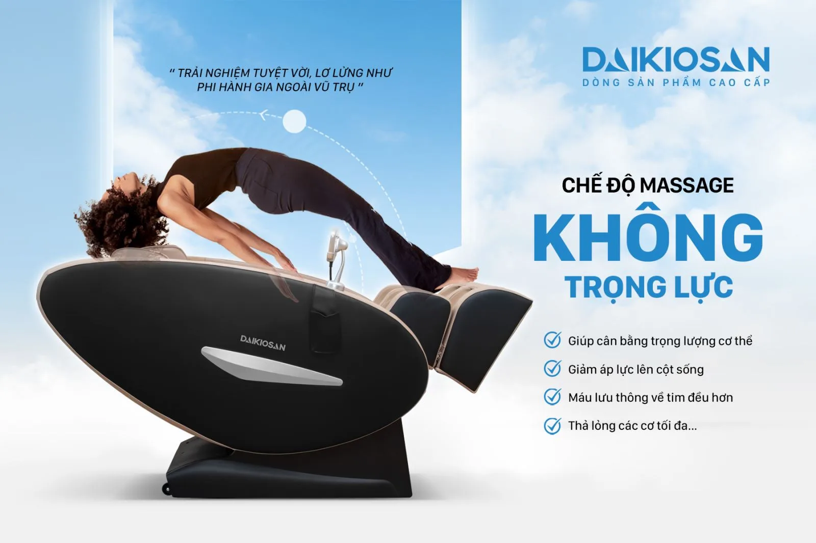 Ghế massage Daikiosan DKGM-00001 l&agrave; một sản phẩm ghế massage rất độc đ&aacute;o, với thiết kế mang t&iacute;nh thẩm mỹ cao v&agrave; hệ thống massage 2D hiện đại. Kết hợp với t&uacute;i kh&iacute; v&agrave; c&ocirc;ng nghệ sợi carbon nhiệt, ghế massage n&agrave;y mang đến cho kh&aacute;ch h&agrave;ng những trải nghiệm massage v&ocirc; c&ugrave;ng tuyệt vời.
