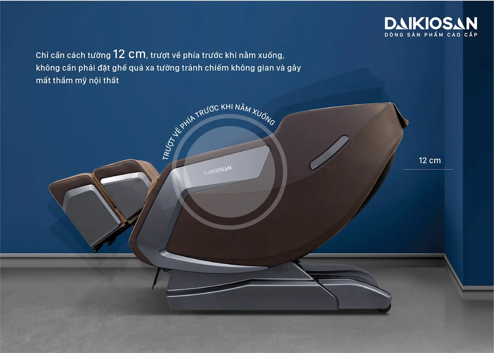 Ghế massage Daikiosan DVGM-20001 l&agrave; sự lựa chọn h&agrave;ng đầu cho sức khỏe, tổ hợp giữa trị liệu Đ&ocirc;ng Y truyền thống, c&ocirc;ng nghệ th&ocirc;ng minh AI 4.0 v&agrave; c&ocirc;ng nghệ massage 3D chuy&ecirc;n s&acirc;u. B&ecirc;n cạnh đ&oacute;, sản phẩm c&ograve;n khẳng định vị thế thương gia với việc sử dụng chất liệu da cao cấp đặc biệt được sử dụng trong c&aacute;c si&ecirc;u xe hạng sang, kết hợp với nhiều t&iacute;nh năng hiện đại.