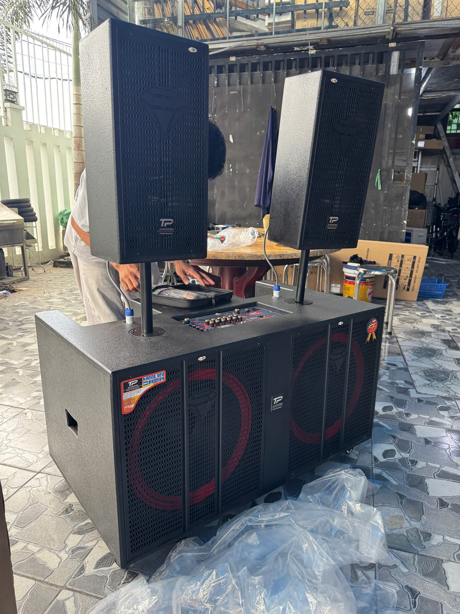 MUA LOA K&Eacute;O ĐIỆN JATONPRO T5400 TRẢ G&Oacute;P TẠI ĐIỆN M&Aacute;Y L&Ecirc; TRIỀU
