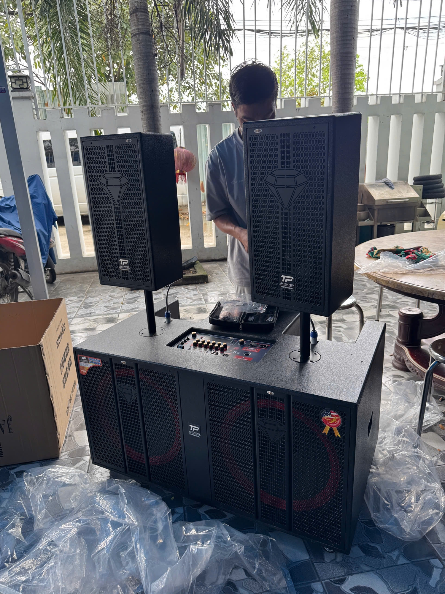 MUA LOA K&Eacute;O ĐIỆN JATONPRO T5400 TRẢ G&Oacute;P TẠI ĐIỆN M&Aacute;Y L&Ecirc; TRIỀU