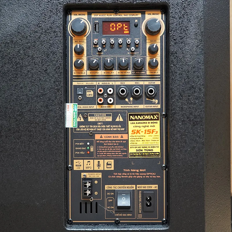 loa kéo nanomax 4 tấc - Điện Máy Trả Góp Lê Triều