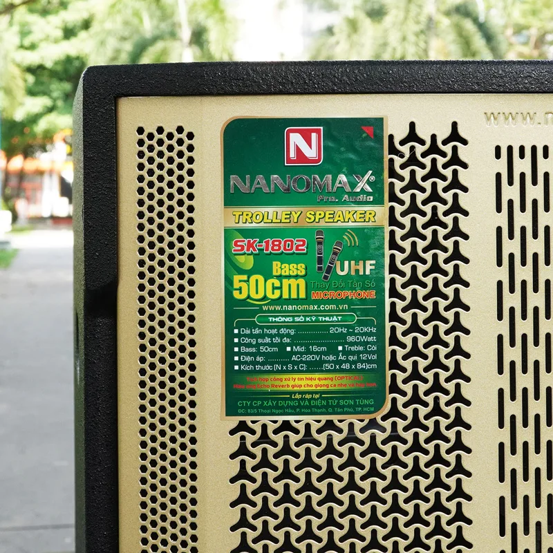 loa kéo nanomax 5 tấc - Điện Máy Trả Góp Lê Triều