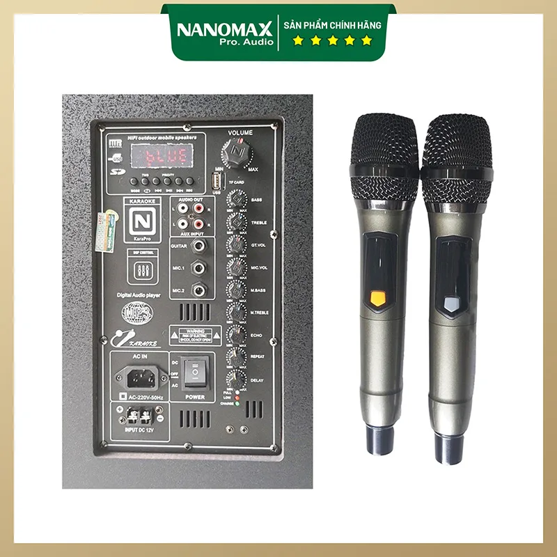 loa kéo nanomax 4 tấc - Điện Máy Trả Góp Lê Triều