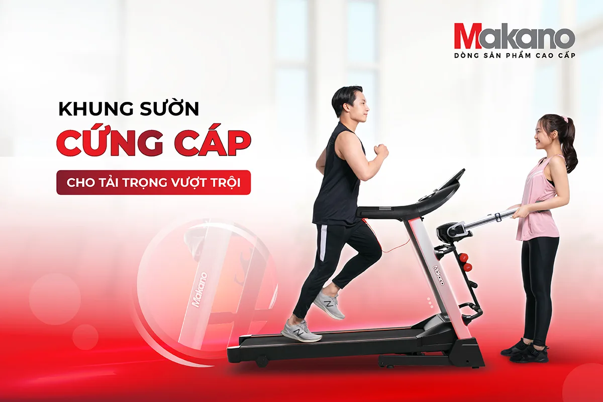 Để đạt được mục ti&ecirc;u giảm c&acirc;n, săn chắc cơ bắp, c&oacute; v&oacute;c d&aacute;ng đẹp v&agrave; sức khỏe dẻo dai, cũng như hạn chế c&aacute;c vấn đề li&ecirc;n quan đến sức khỏe, một giải ph&aacute;p to&agrave;n diện c&oacute; thể được t&igrave;m thấy trong m&aacute;y chạy bộ đa năng Makano MKCB-00001.