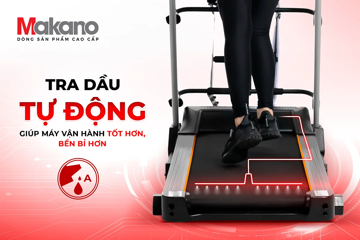 M&aacute;y chạy bộ Makano DVCB-00003 l&agrave; một sản phẩm vượt trội, với nhiều t&iacute;nh năng th&ocirc;ng minh v&agrave; hiện đại t&iacute;ch hợp. Đ&acirc;y l&agrave; b&iacute; quyết gi&uacute;p bạn cải thiện ngoại h&igrave;nh v&agrave; sức khỏe một c&aacute;ch to&agrave;n diện, mang đến cho bạn một v&oacute;c d&aacute;ng đẹp v&agrave; cơ thể khỏe mạnh, tr&agrave;n đầy năng lượng.