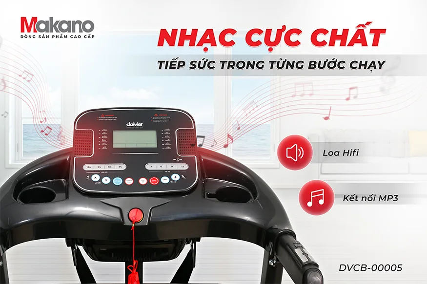 M&aacute;y chạy bộ đa năng Makano DVCB-00005 l&agrave; một giải ph&aacute;p tuyệt vời để bạn v&agrave; gia đ&igrave;nh c&oacute; thể tạo được th&acirc;n h&igrave;nh thon gọn v&agrave; chăm s&oacute;c sức khỏe ngay tại nh&agrave;, m&agrave; kh&ocirc;ng cần phải đi đ&acirc;u xa. Với thiết kế chắc chắn v&agrave; đầy đủ t&iacute;nh năng th&ocirc;ng minh, đ&acirc;y l&agrave; một sự lựa chọn ho&agrave;n hảo cho mọi gia đ&igrave;nh.