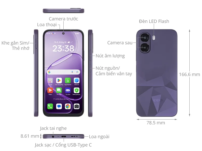 OPPO A6T 6GB 256GB &ndash; Trả g&oacute;p linh hoạt tại Long An, Hồ Ch&iacute; Minh, Bi&ecirc;n H&ograve;a, B&igrave;nh Dương, Đồng Nai, T&acirc;y Ninh, H&oacute;c M&ocirc;n, Quận 12