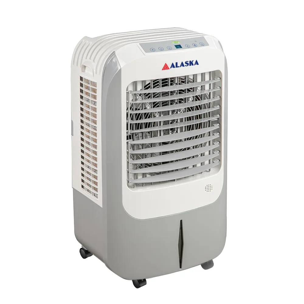 Quạt hơi nước Alaska 50 l&iacute;t A10000 l&agrave; một sản phẩm đ&aacute;ng ch&uacute; &yacute; trong danh mục của h&atilde;ng Alaska. Với dung t&iacute;ch nước l&ecirc;n đến 50 l&iacute;t, quạt n&agrave;y c&oacute; khả năng cung cấp kh&ocirc;ng kh&iacute; m&aacute;t mẻ v&agrave; ẩm ướt trong một thời gian k&eacute;o d&agrave;i.