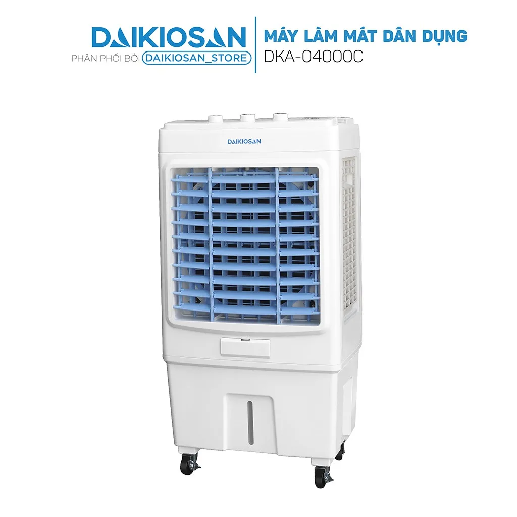 Quạt điều ho&agrave; kh&ocirc;ng kh&iacute; Daikiosan DKA-04000C l&agrave; một d&ograve;ng sản phẩm vượt trội với nhiều t&iacute;nh năng ưu việt v&agrave; th&acirc;n thiện với người sử dụng, mang đến giải ph&aacute;p hiệu quả cho việc l&agrave;m m&aacute;t. Với thiết kế th&ocirc;ng minh, quạt n&agrave;y vượt qua c&aacute;c yếu điểm của c&aacute;c thiết bị l&agrave;m m&aacute;t như điều h&ograve;a v&agrave; quạt phun sương.