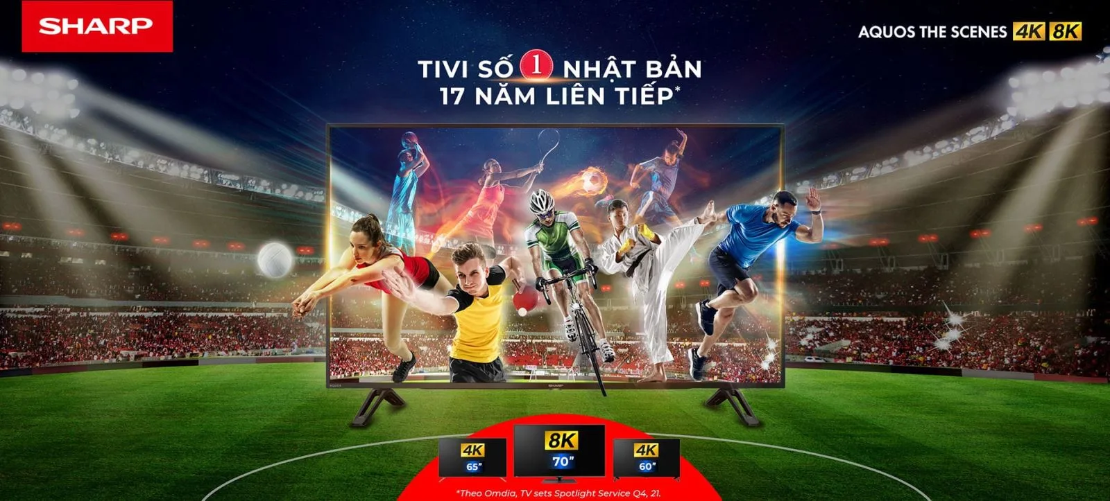 tivi sharp 65inch - Điện Máy Lê Triều