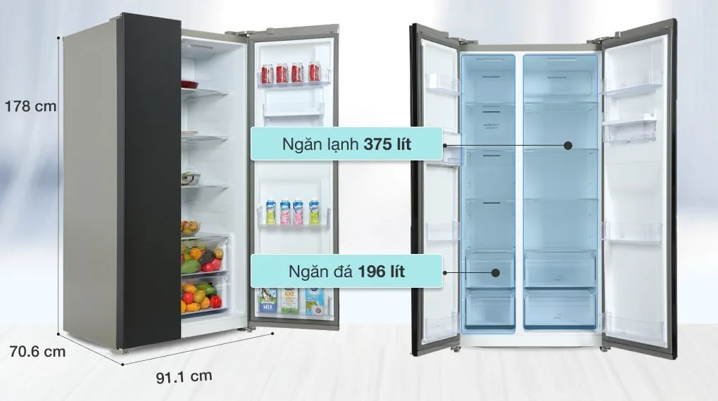 tủ lạnh electrolux ngăn đá trên 606l - Điện Máy Trả Góp Lê Triều