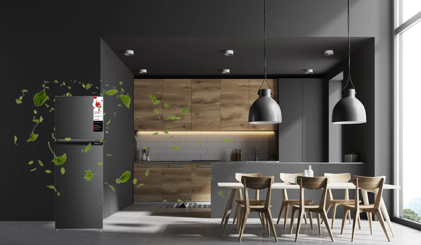 Tủ lạnh Toshiba Inverter 338 l&iacute;t GR-RT468WE-PMV(58)-MM vượt trội với ngăn bảo quản Origin Fresh, gi&uacute;p duy tr&igrave; độ tươi của rau củ trong thời gian d&agrave;i. Khả năng n&agrave;y đ&aacute;ng kể gi&uacute;p bảo quản thực phẩm tươi ngon hơn v&agrave; k&eacute;o d&agrave;i thời gian sử dụng của ch&uacute;ng. B&ecirc;n cạnh đ&oacute;, tủ lạnh n&agrave;y c&ograve;n vận h&agrave;nh &ecirc;m &aacute;i, gi&uacute;p giảm tiếng ồn v&agrave; kh&ocirc;ng g&acirc;y phiền h&agrave; trong gia đ&igrave;nh.