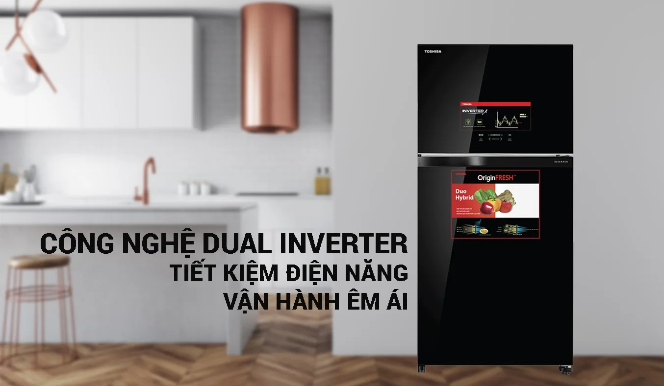 Tủ lạnh Toshiba Inverter 555 lít - Điện Máy Trả Góp Lê Triểu