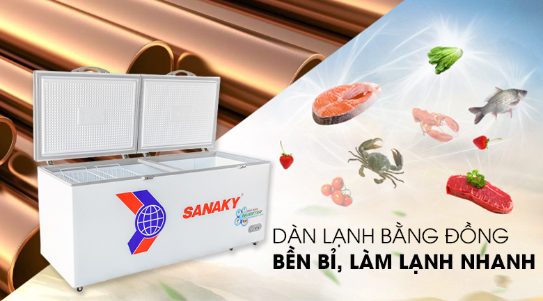 Tủ đông sanaky 860l - Điện Máy Trả Góp Lê Triểu