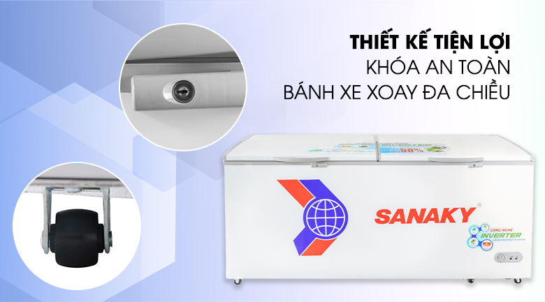 Tủ đông sanaky 860l - Điện Máy Trả Góp Lê Triểu