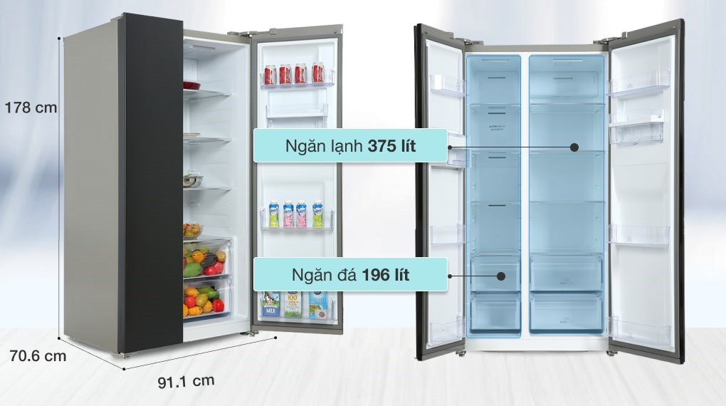 tủ lạnh electrolux ngăn đá trên 606l - Điện Máy Trả Góp Lê Triều