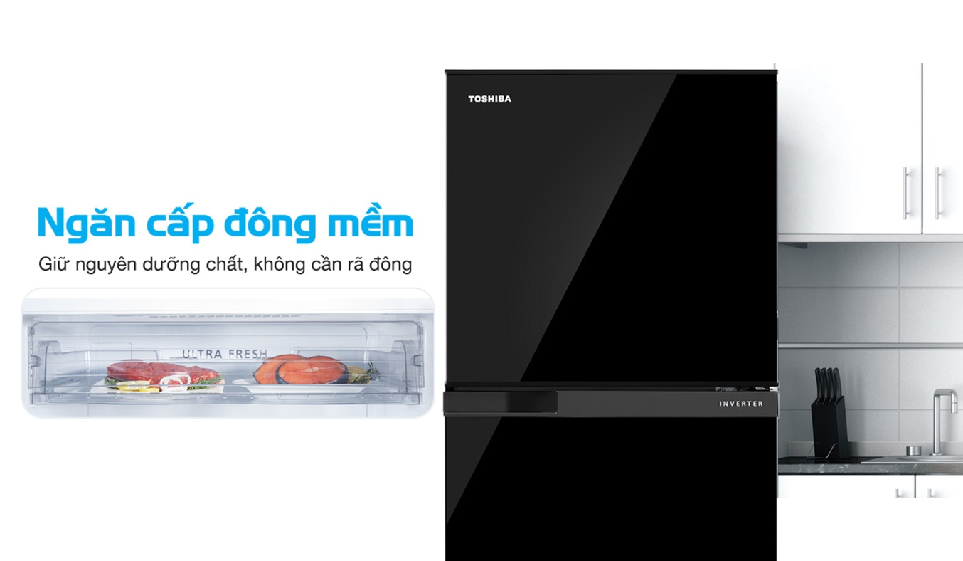 Tủ lạnh Toshiba Inverter 194 lít - Điện Máy Trả Góp Lê Triểu